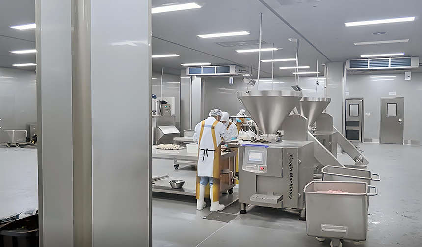 醬鹵肉烤腸中央廚房十萬級(jí)潔凈裝修